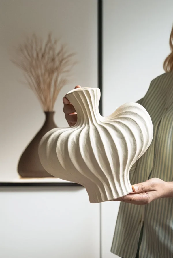 Modern Sculptural Ceramic Vase